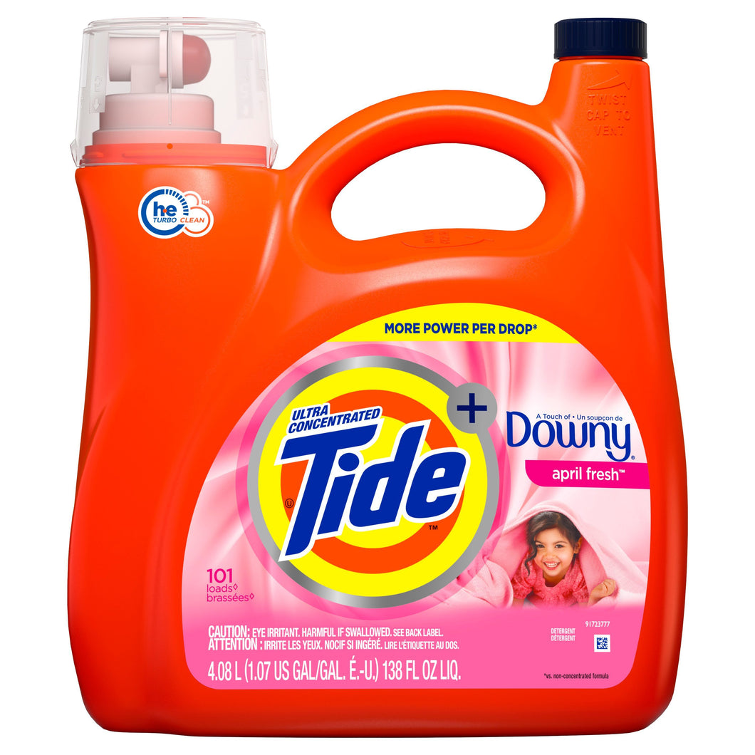 Downy April Fresh Ultra Concentrated Liquid Laundry Detergent • 138 fl oz.