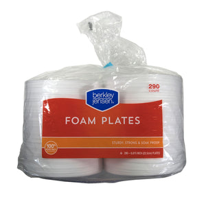 9" Foam Plates • 290 ct