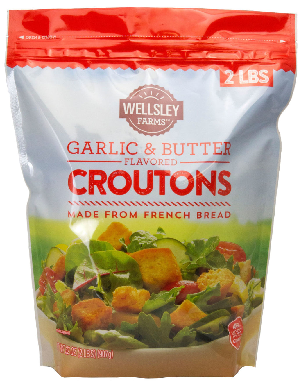 Garlic and Butter Flavored Croutons • 2 lbs