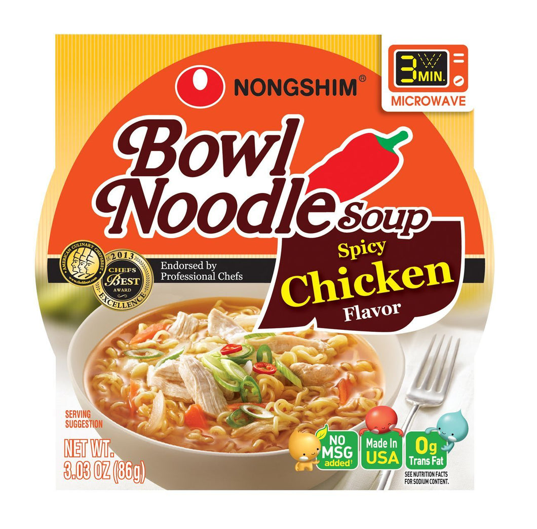 Spicy Chicken Bowl Noodle Soup • 12 pk x 3.03 oz