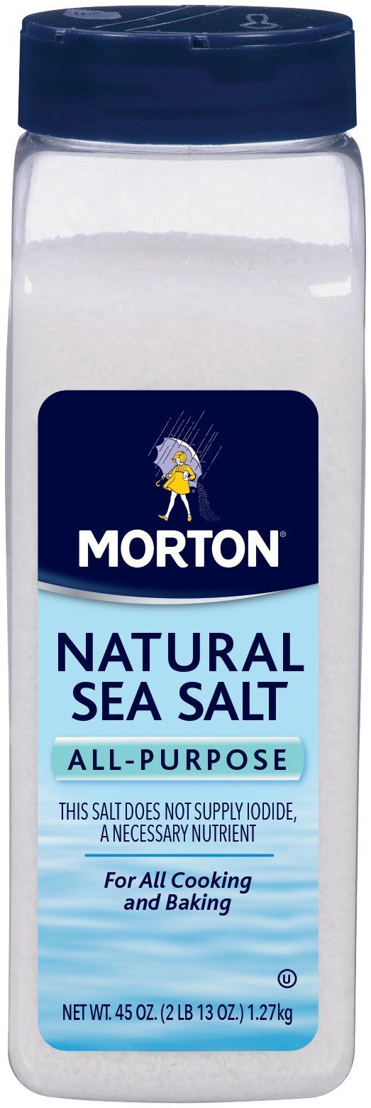 All-Purpose Natural Sea Salt with Pour Spout • 45 oz