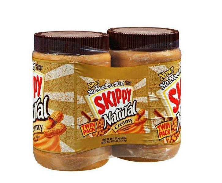 All Natural Peanut Butter • 2 pk x 48 oz.