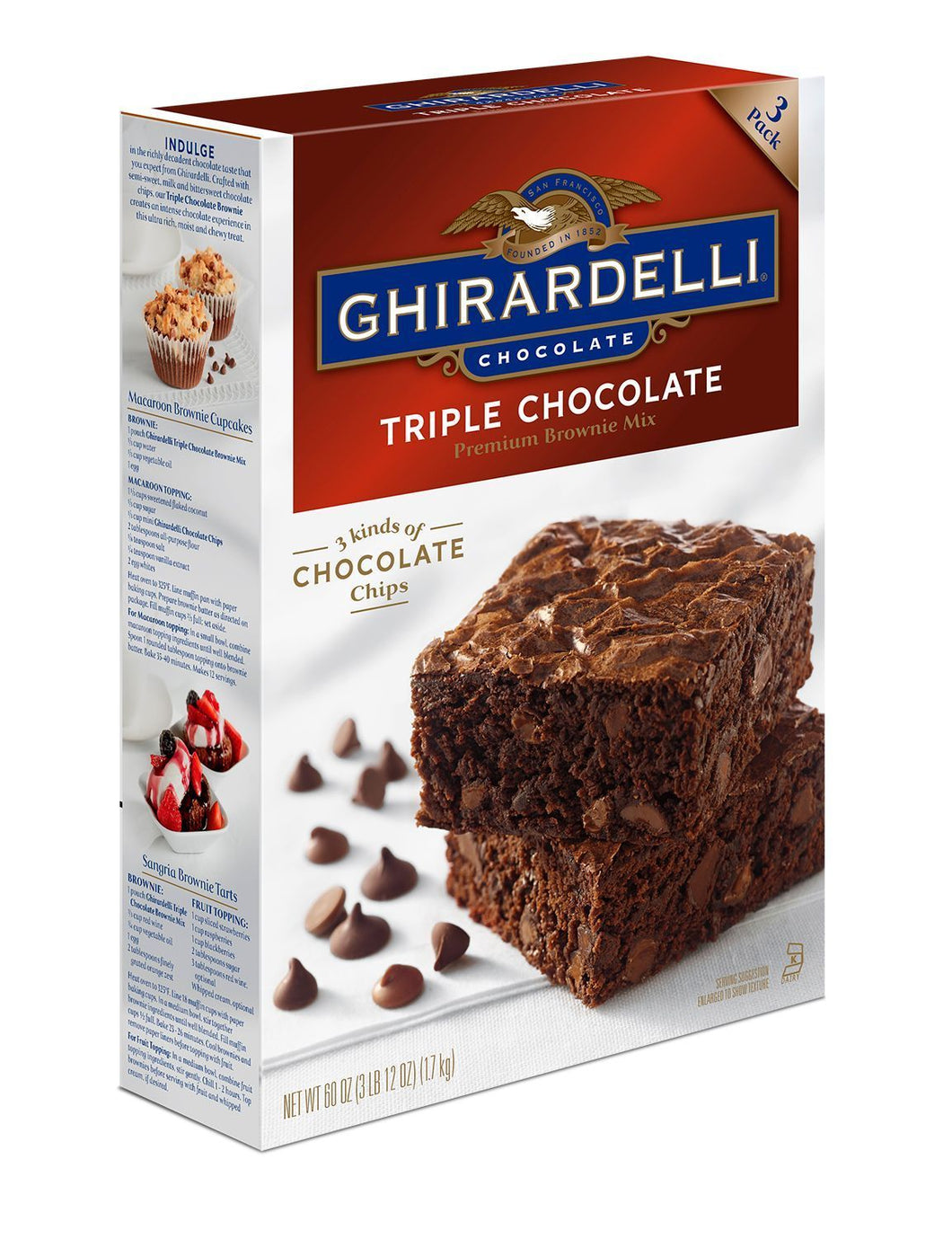 Triple Chocolate Brownie Mix • 3 pk