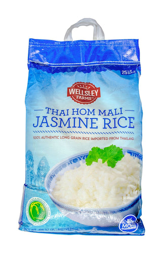 Thai Hom Mali Jasmine Rice • 25 lb