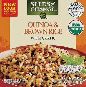 Quinoa & Brown Rice with Garlic • 6 pk x 8.5 oz