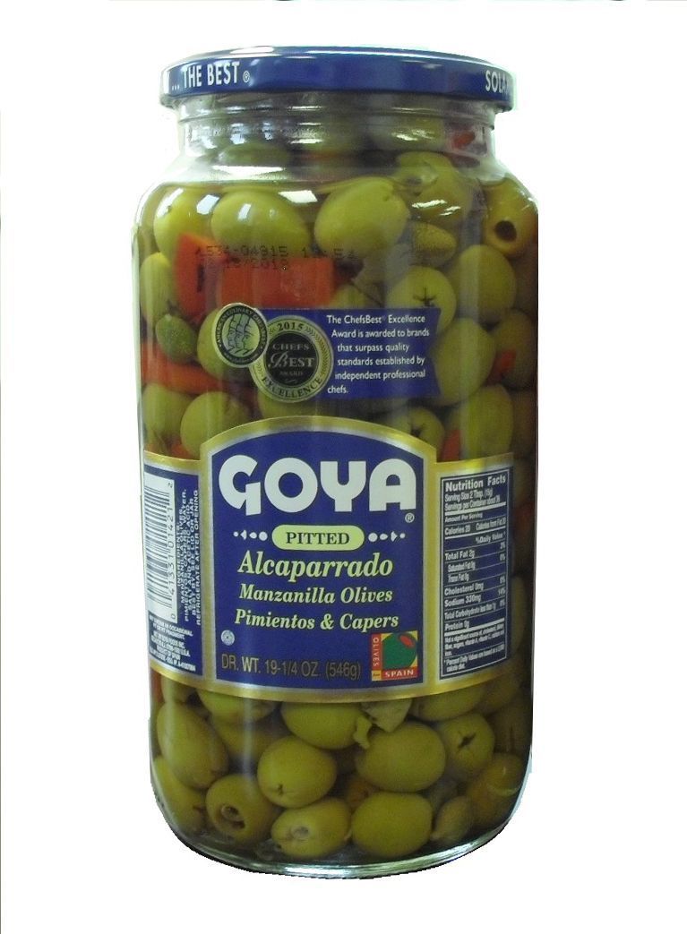 Alcaparrado Pitted Olives • Pimientos and Capers, 20 oz