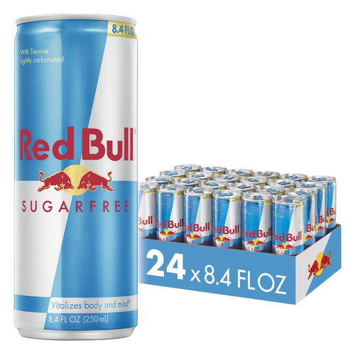 Red Bull Energy Drink, Sugar Free • 24 ct x 8.4 oz