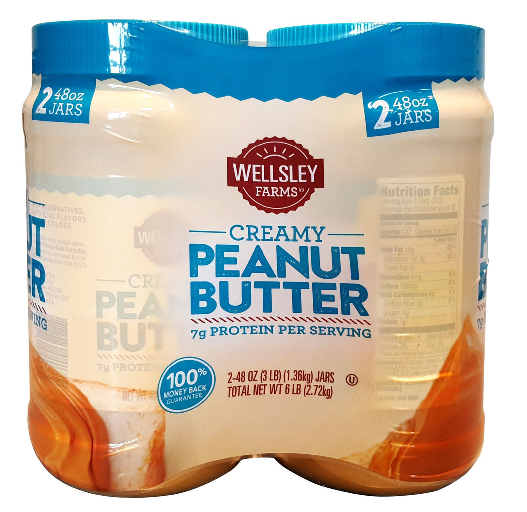 Creamy Peanut Butter • 2 pk x 48 oz.