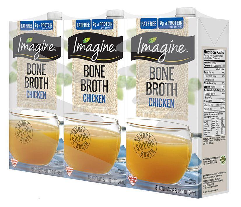 Chicken Bone Broth • 3 pk x 32 oz.