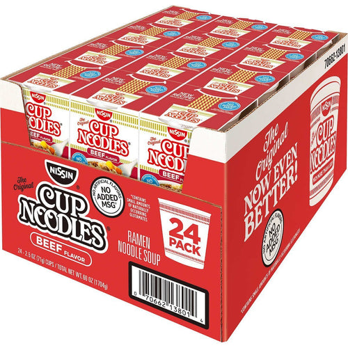 Cup Noodles Beef Flavor Soup • 24 pk x 2.25 oz