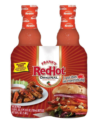 RedHot Original Wing Sauce • 2 pk x 25 oz.