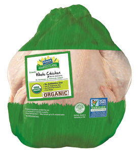 Harvestland Organic Whole Chicken, around 5 lbs