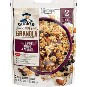 Simply Granola Oats, Honey, Raisins and Almonds •  2 pk x 34.5 oz