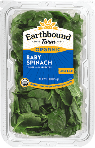 Organic Baby Spinach • 16 oz