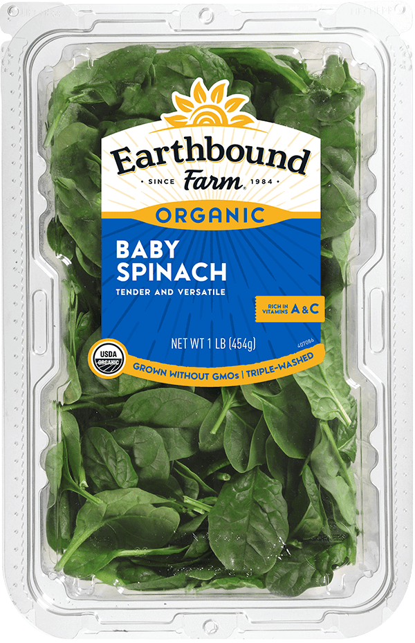 Organic Baby Spinach • 16 oz