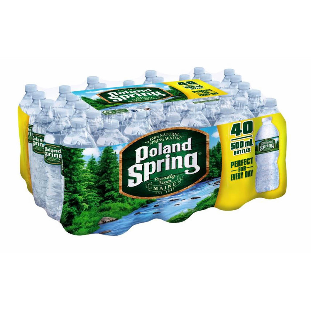 Natural Spring Water • 40 pk x 16.9 oz