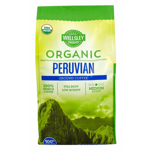 Organic Peruvian Ground Coffee • 32 oz