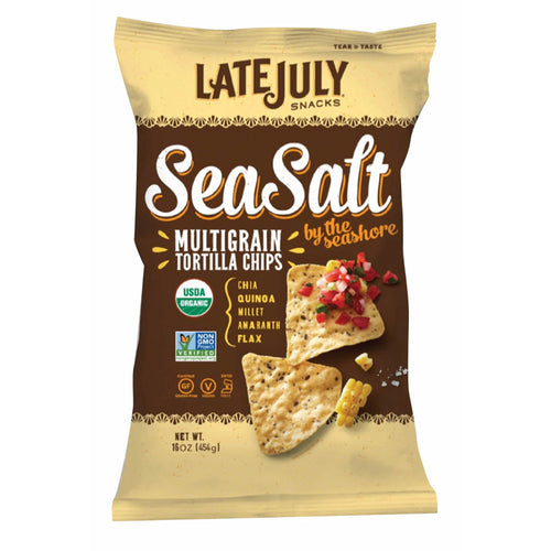 Organic Sea Salt Multigrain Tortilla Chips • 16 oz