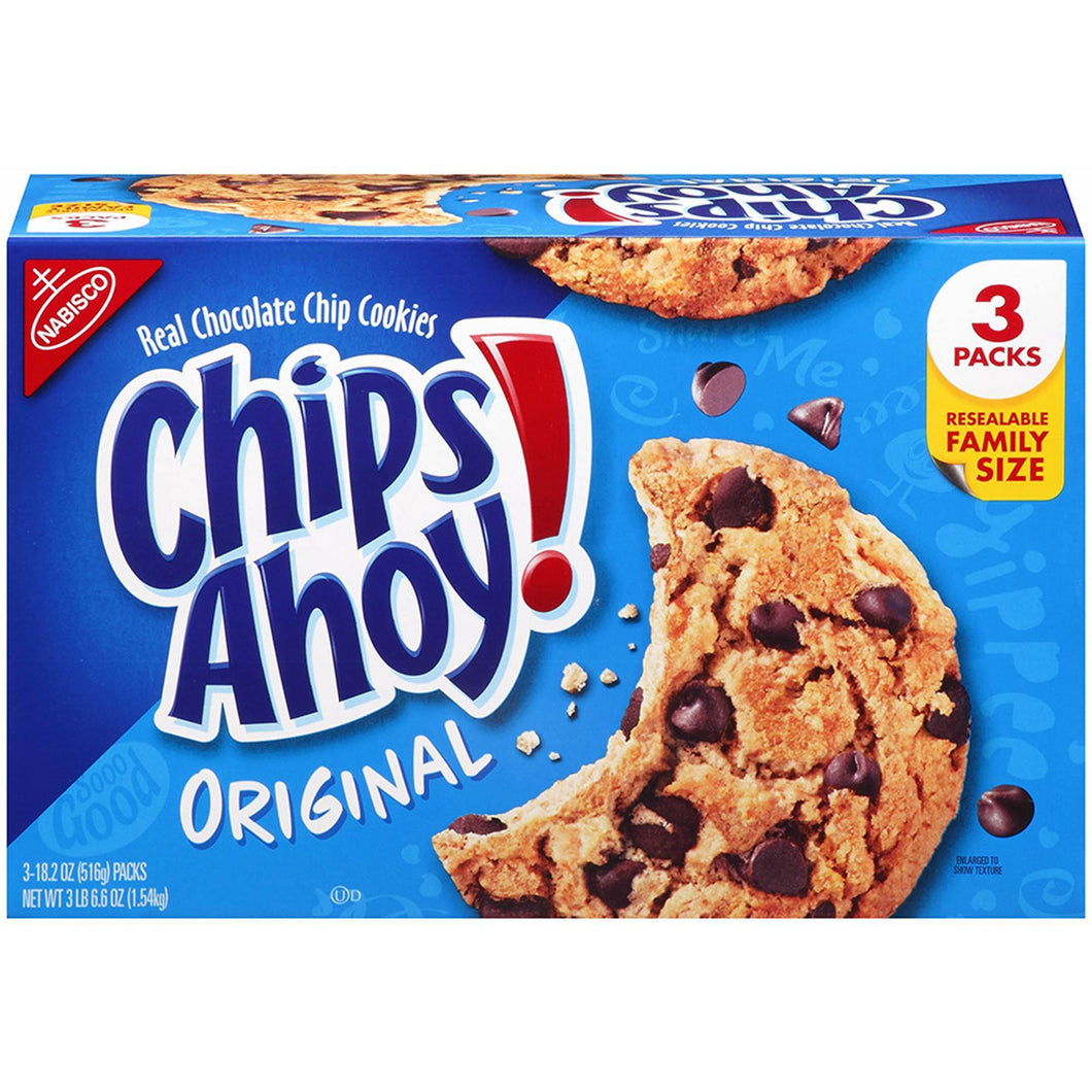 Chips Ahoy Cookies • 3 pk x 18.2 oz