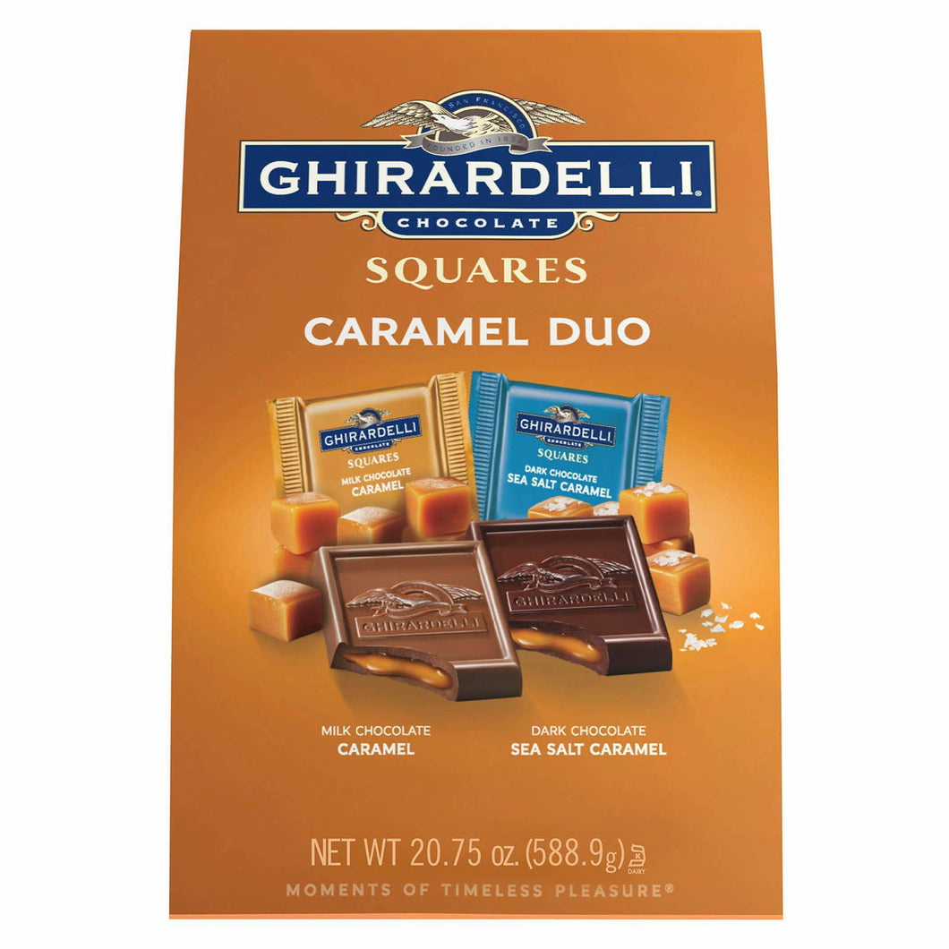 Ghirardelli Milk & Caramel Chocolate Squares • 27.5 oz