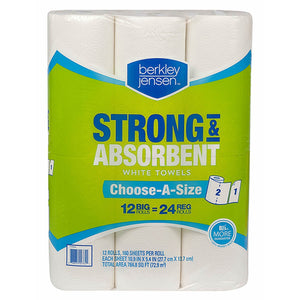 160-Sheet Choose-a-Size Paper Towels • 12 pk