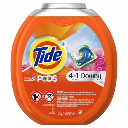 PODS Liquid Detergent, April Fresh • 80 ct