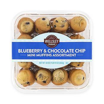 Mini Muffins, Blueberry & Chocolate Chip • 32 ct