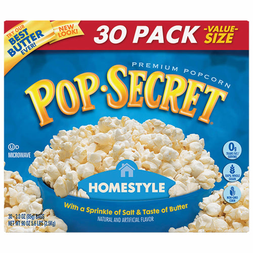 Homestyle Microwave Popcorn • 30 ct