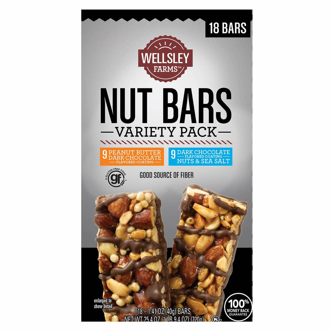 Nut Bars Variety Pack • 18 ct