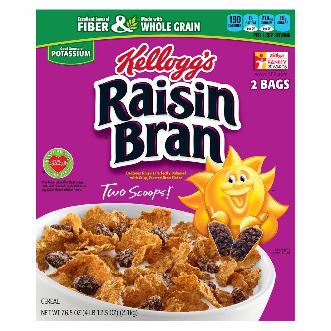 Raisin Bran • 2 pk x 76.5 oz