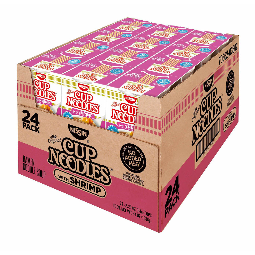 Cup Noodles with Shrimp • 24 pk x 2.25 oz