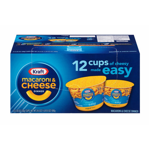 Macaroni & Cheese Cups, Original Flavor • 12 ct