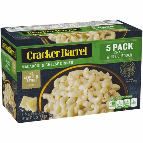 Sharp White Cheddar Macaroni & Cheese Dinner • 5 pk x 14 oz