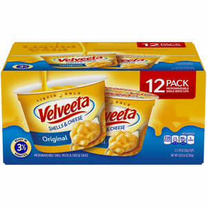 Velveeta Shells & Cheese Single-Serve Cups • 12 ct x 2.39 oz