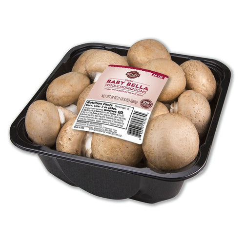 Wellsley Farms Baby Bella Mushroom • 24 oz