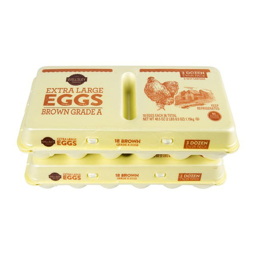 Extra Large Brown Eggs • 36 ct