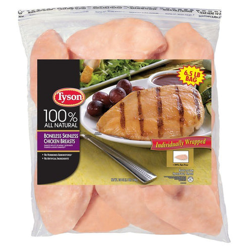 Boneless Skinless Chicken Breasts • 6.5 lb