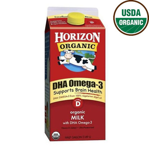 Organic Omega-3 DHA Whole Milk • 64 fl oz