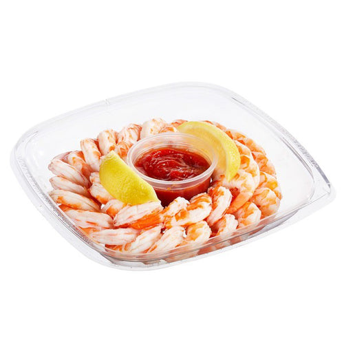 Shrimp Tray with Cocktail Sauce & Lemon • 1.2 lbs